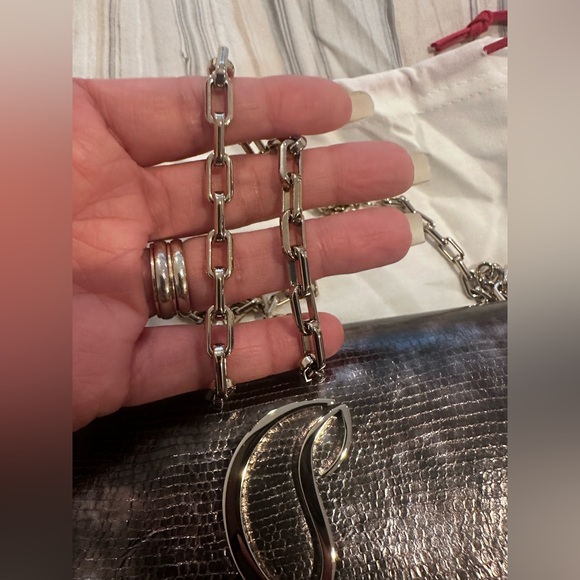 Christian Louboutin Metallic WOC/ Clutch - Picture 9 of 11